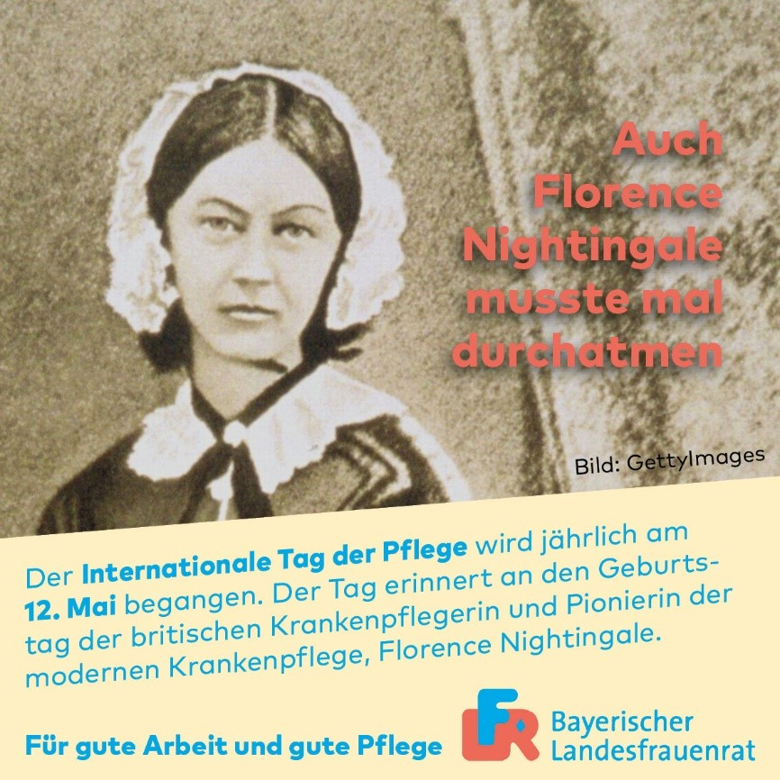 Was Hat Florence Nightingale Für Die Pflege Gemacht "Auch Florence Nightingale musste mal durchatmen" - Zum Tag der Pflege