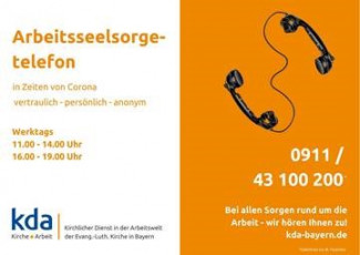 Arbeitsseelsorgetelefon des kda